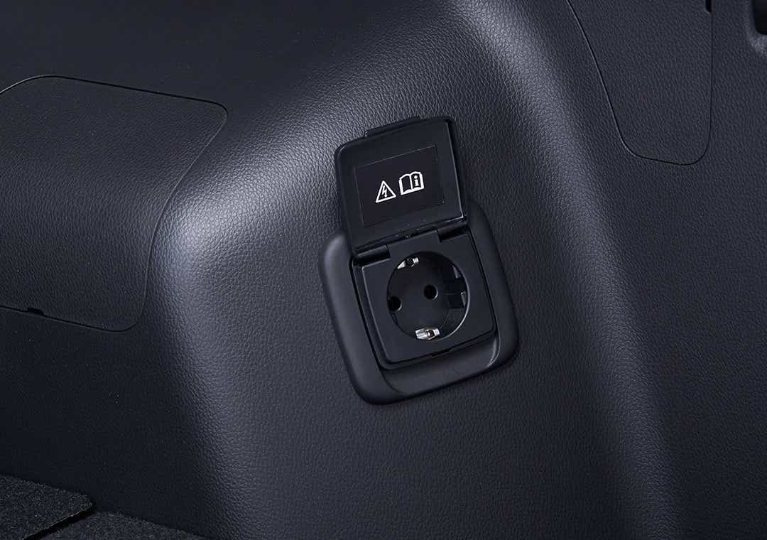 stroemforsyning Strømudtag i Eclipse Cross PHEV